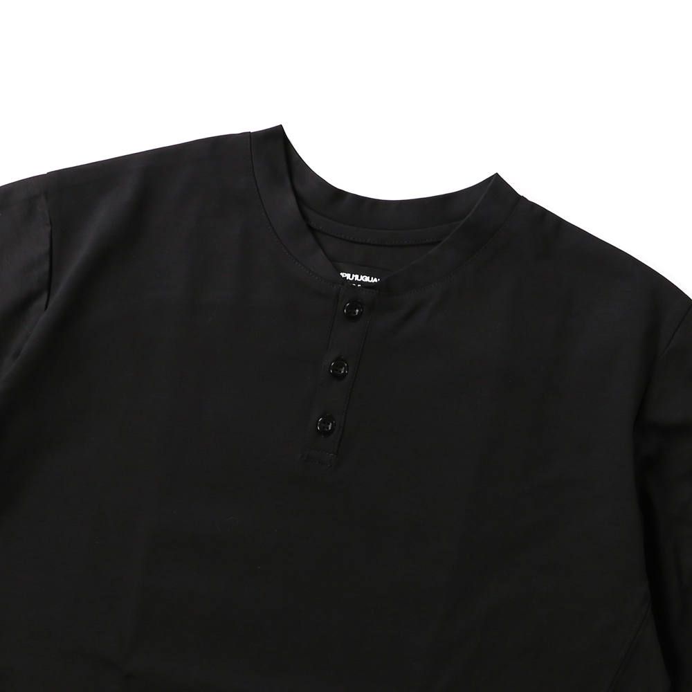 SILKET HENRY NECK T / シルケットヘンリーネックTシャツ UST-20013