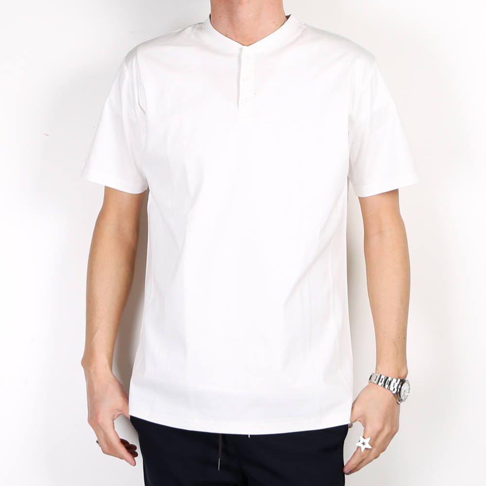 SILKET HENRY NECK T / シルケットヘンリーネックTシャツ UST-20013