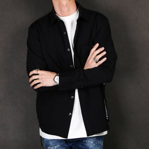 LUXE163AKM VEGAHLUXE MODEL MOVING MAGIC SHIRT / ストレッチジャージ シャツ VXS001-MM02