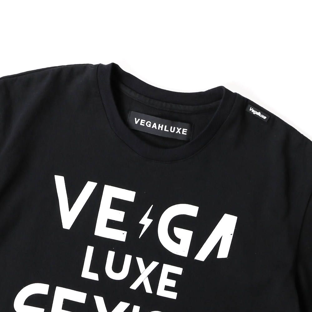 VINTAGE VEGAHLUXE ROCK S/S TEE C / プリント クルーネックTシャツ VXT003-CT101