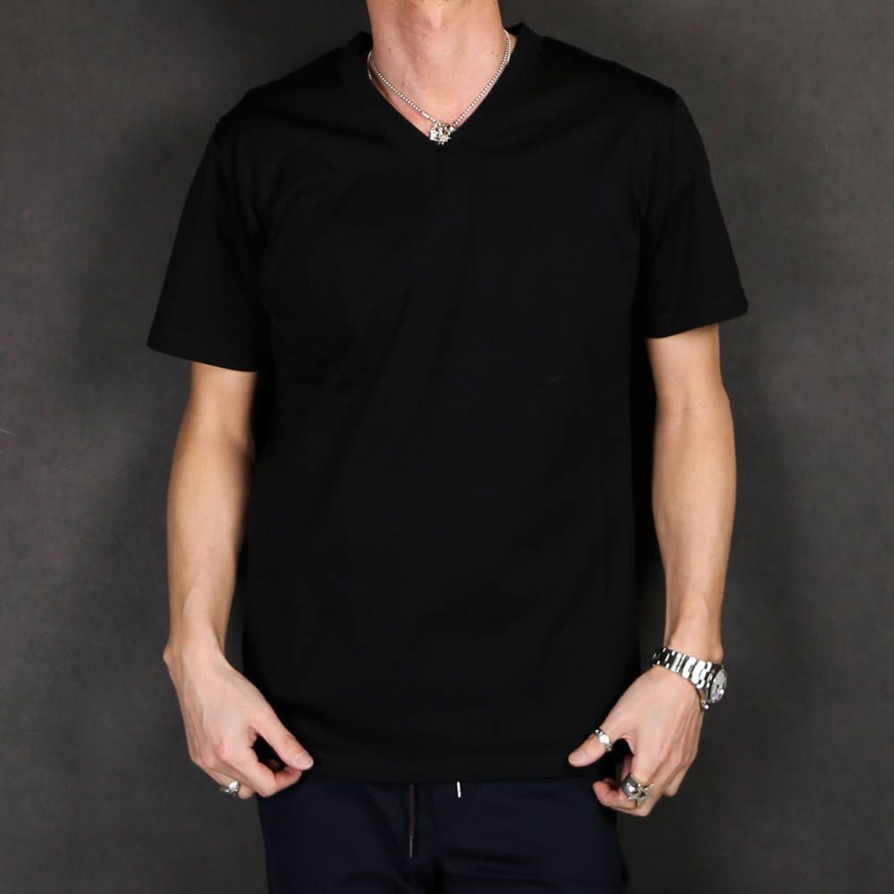 SILKET V-NECK T / シルケットVネックTシャツ UST-20012