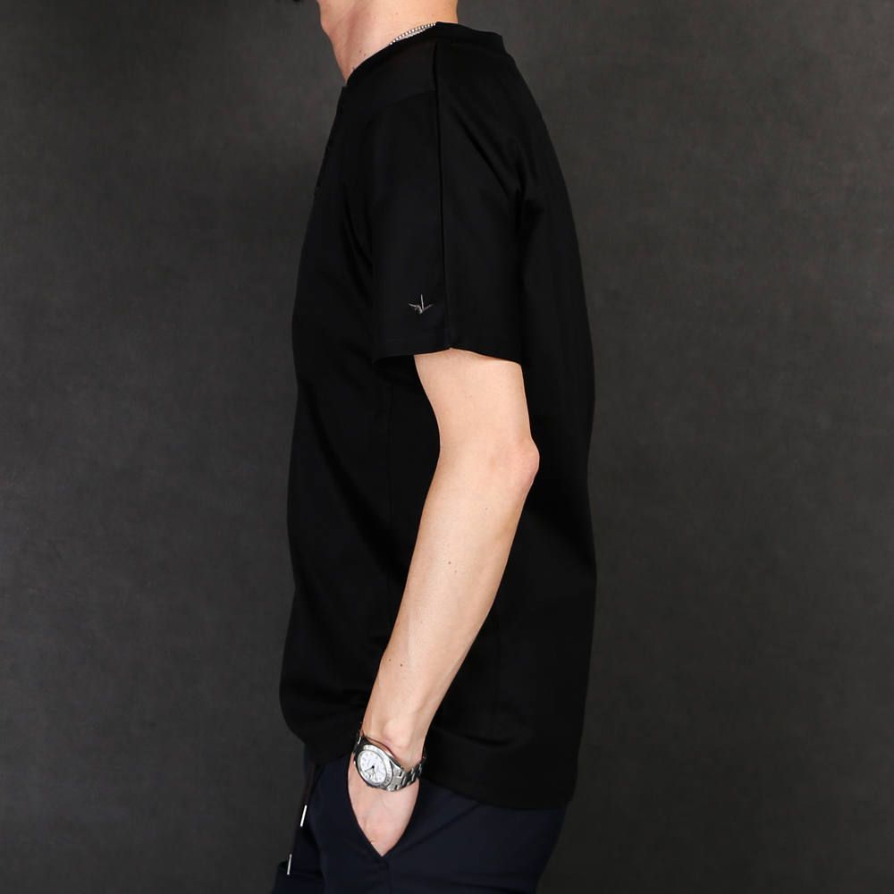 SILKET HENRY NECK T / シルケットヘンリーネックTシャツ UST-20013