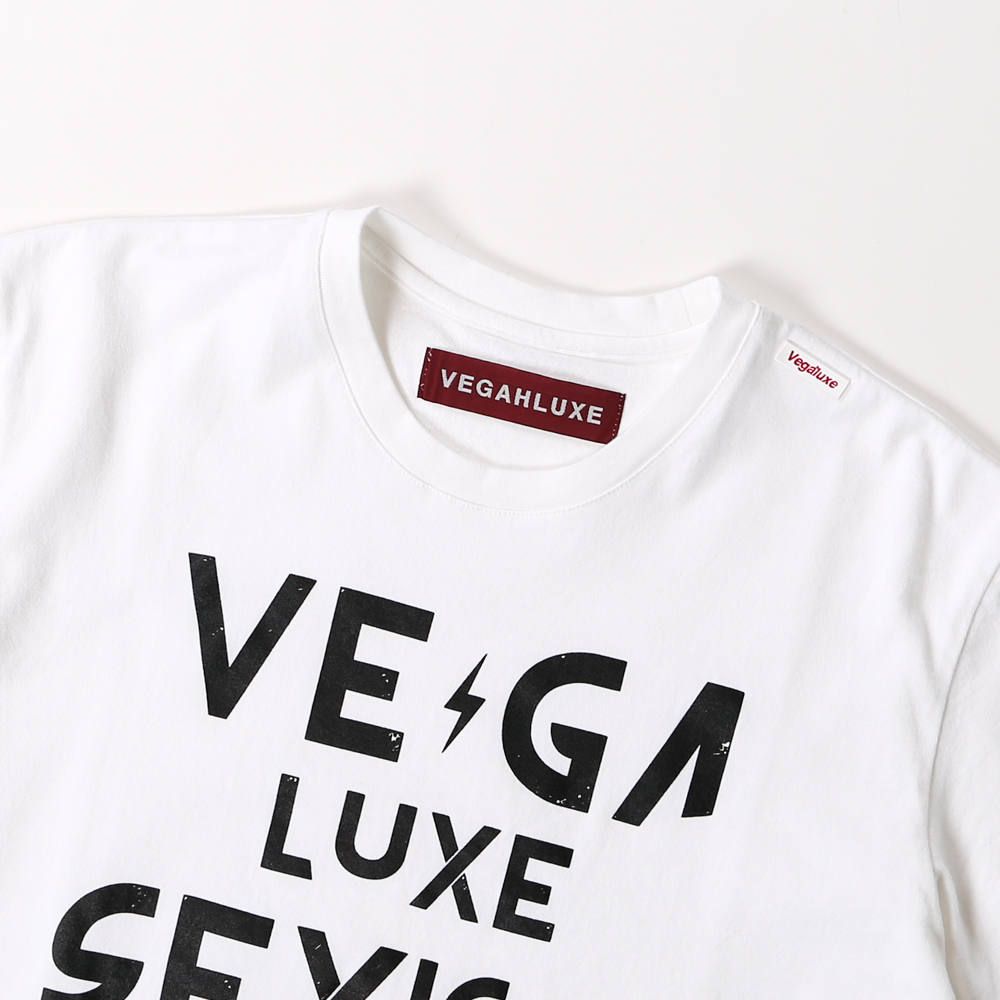 VINTAGE VEGAHLUXE ROCK S/S TEE C / プリント クルーネックTシャツ VXT003-CT101