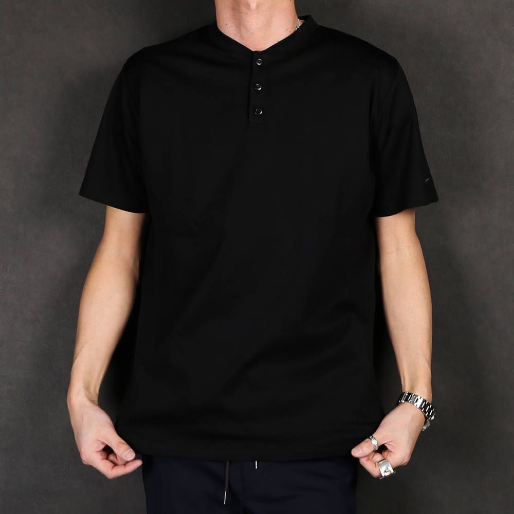 SILKET HENRY NECK T / シルケットヘンリーネックTシャツ UST-20013
