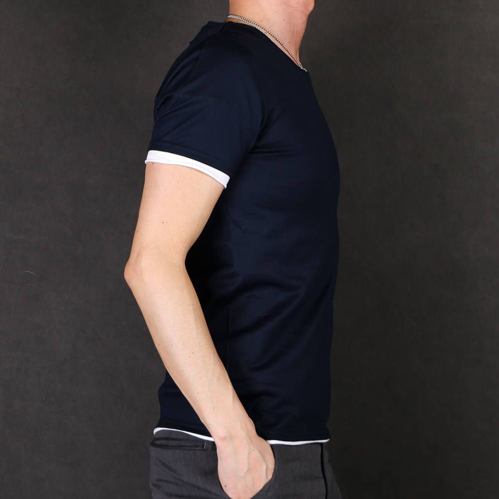 sweater's cut&sewn / レイヤード クルーネックTシャツ / 7834 lj91q