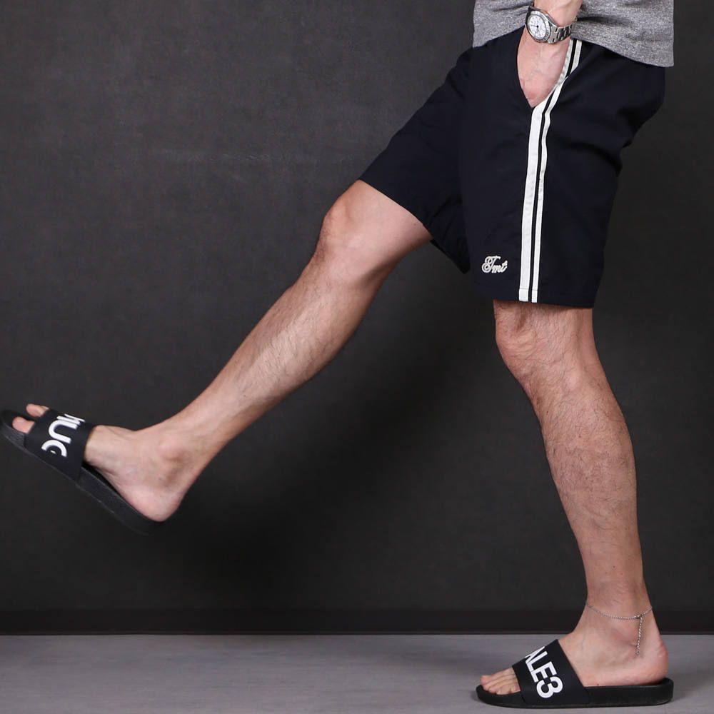ONIBEGIE DYED NYLON SIDE-LINE BOARD SHORTS / サイドライン ボードショーツ TSP-S2004