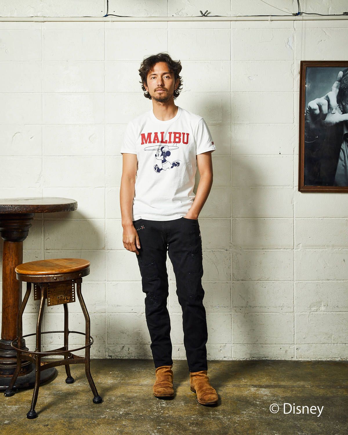 TMT S/SL RAFI JERSEY(MALIBU)/MICKEY / クルーネックTシャツ / TCS-S20MK05