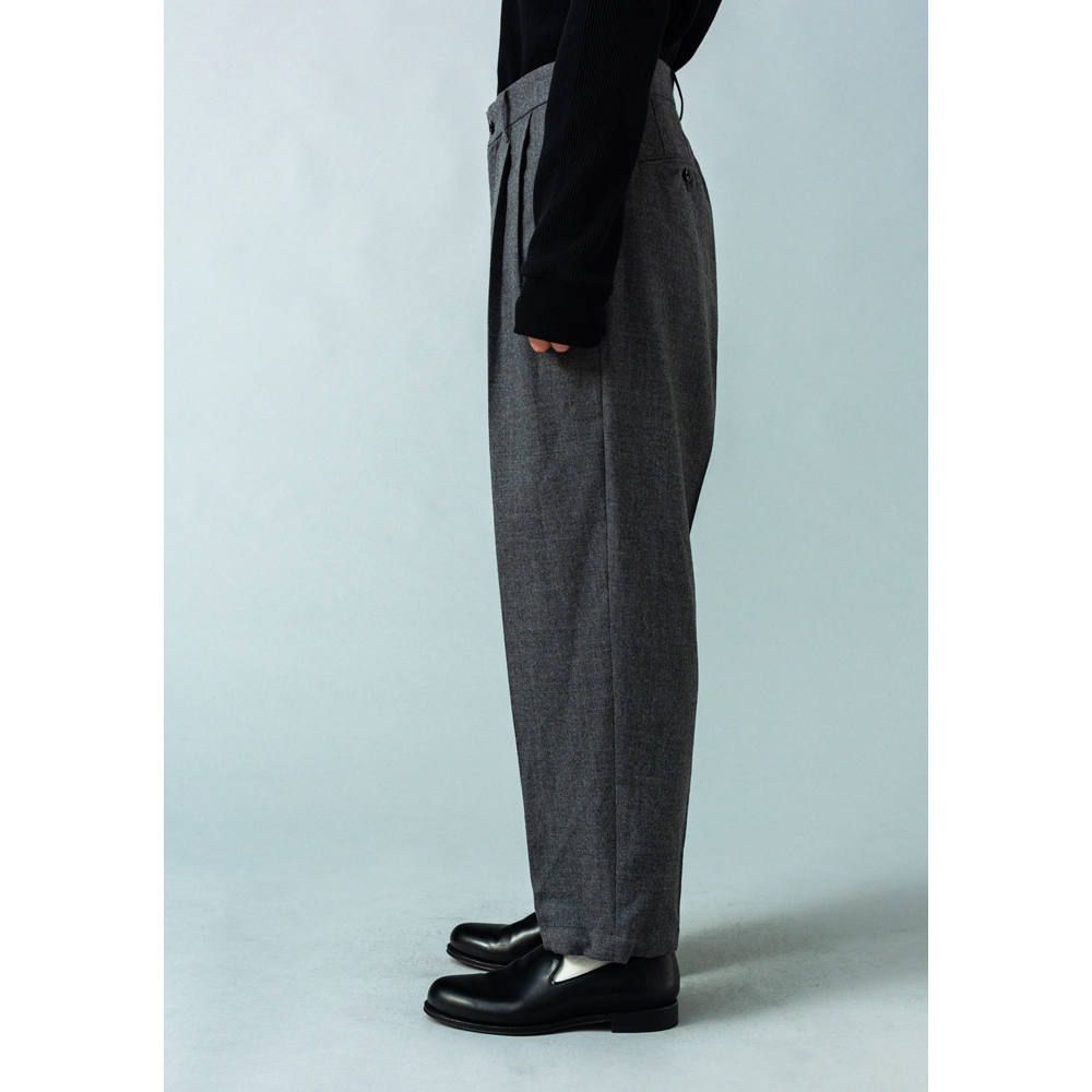 VICTIM - WIDE WOOL PANTS / ワイドスラックス / VTM-20-P-122