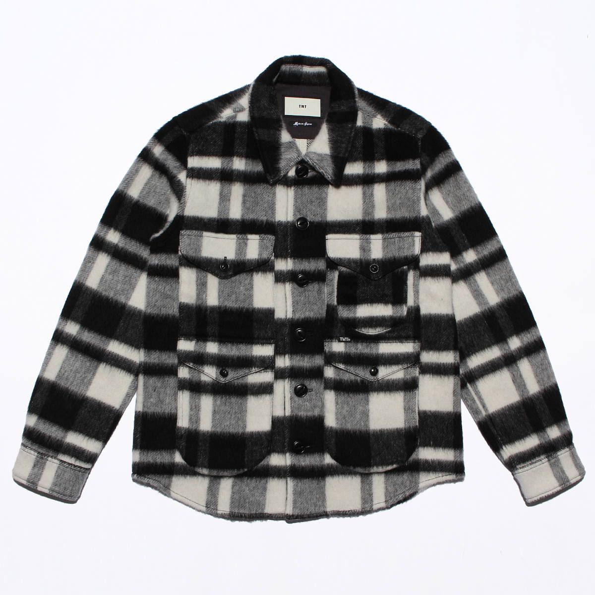 PLAID FUR WORK SHIRTS-TYPE JACKET / ブランケットチェック ワークシャツジャケット / TJK-F2016