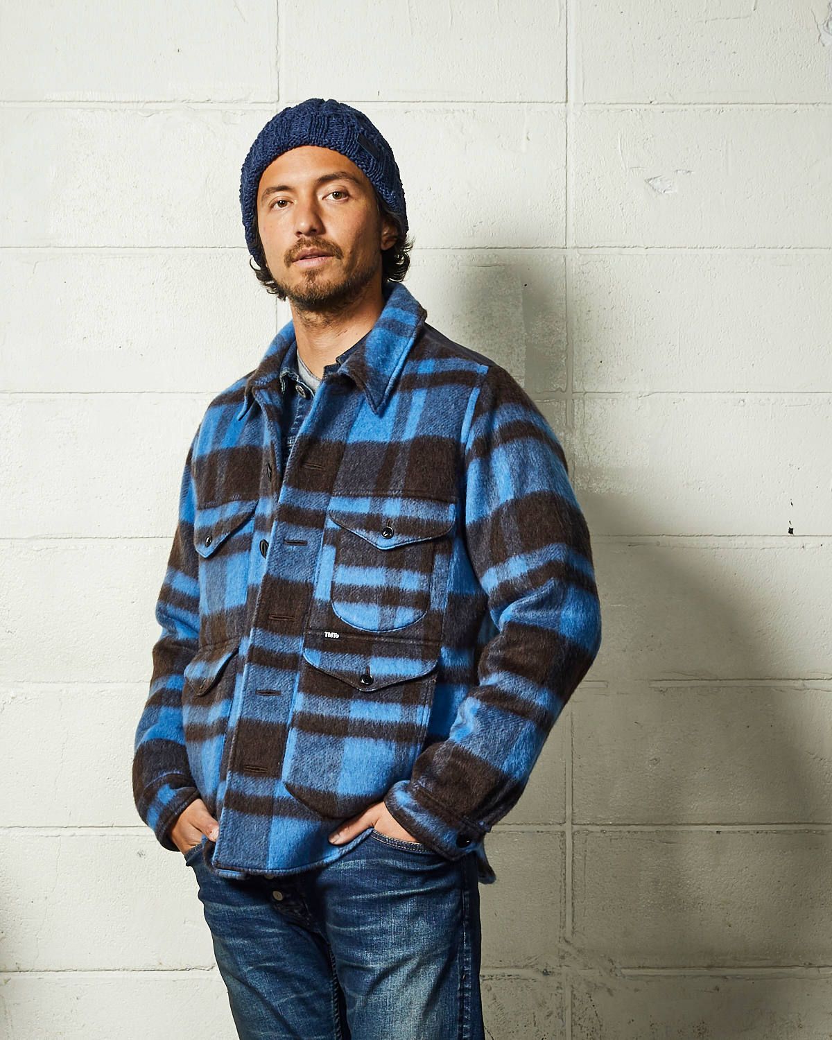 PLAID FUR WORK SHIRTS-TYPE JACKET / ブランケットチェック ワークシャツジャケット / TJK-F2016