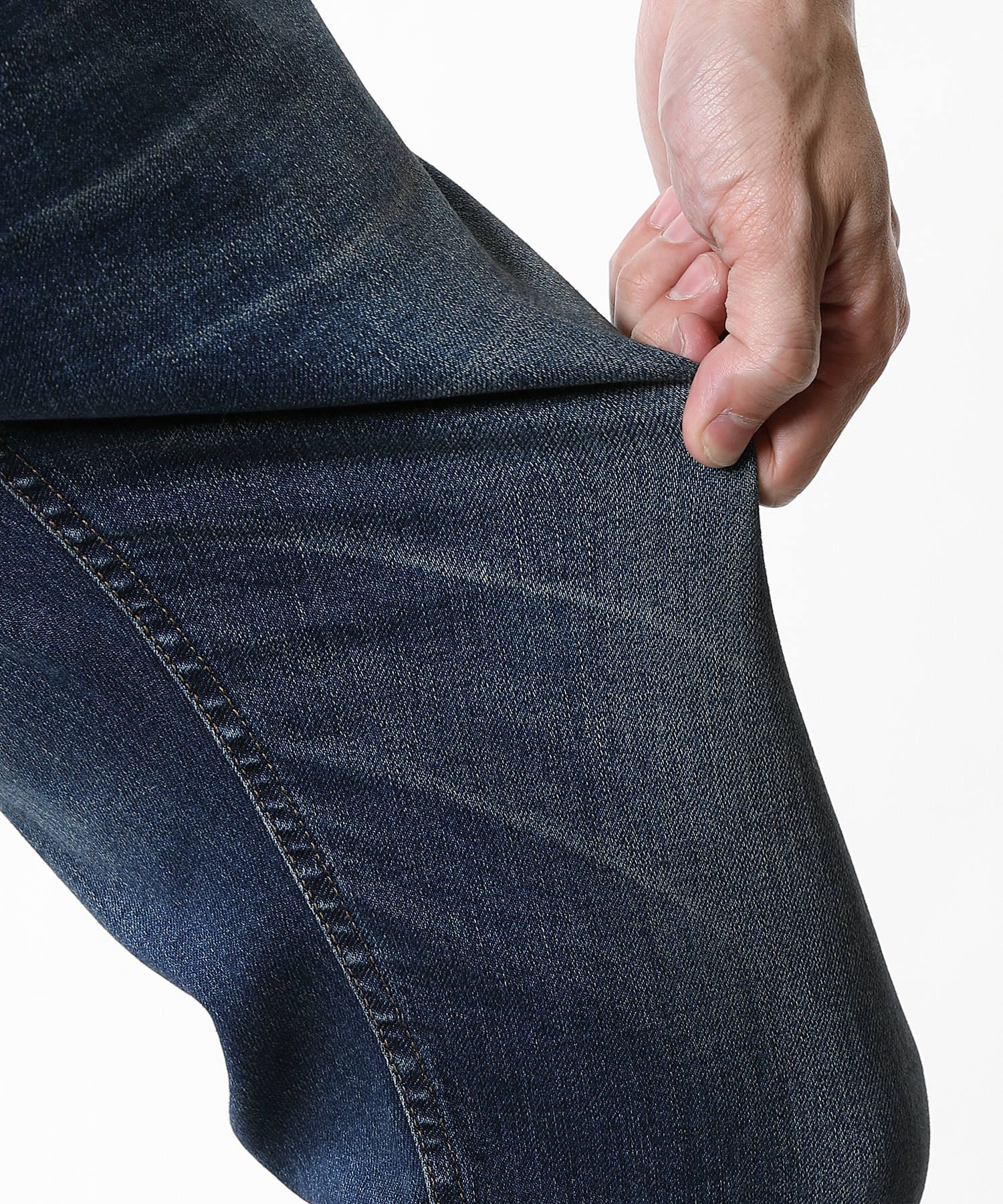 HYBRID-STRETCH DENIM 5P FRONT POINT CROPPED TAPERED / ストレッチデニム テーパードパンツ / TPT-F2003