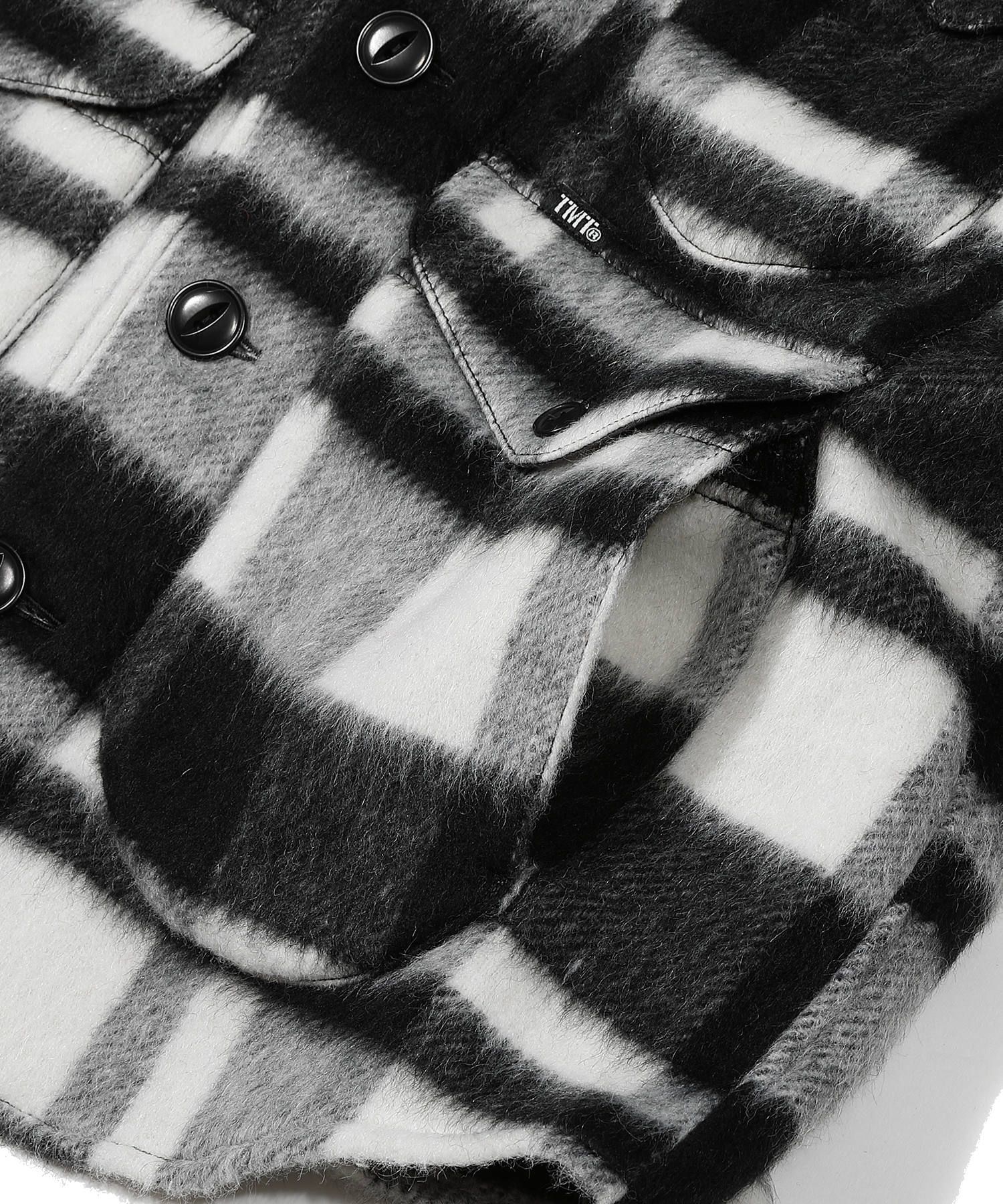 PLAID FUR WORK SHIRTS-TYPE JACKET / ブランケットチェック ワークシャツジャケット / TJK-F2016