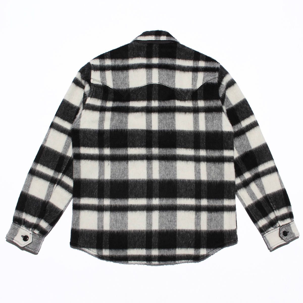 PLAID FUR WORK SHIRTS-TYPE JACKET / ブランケットチェック ワークシャツジャケット / TJK-F2016