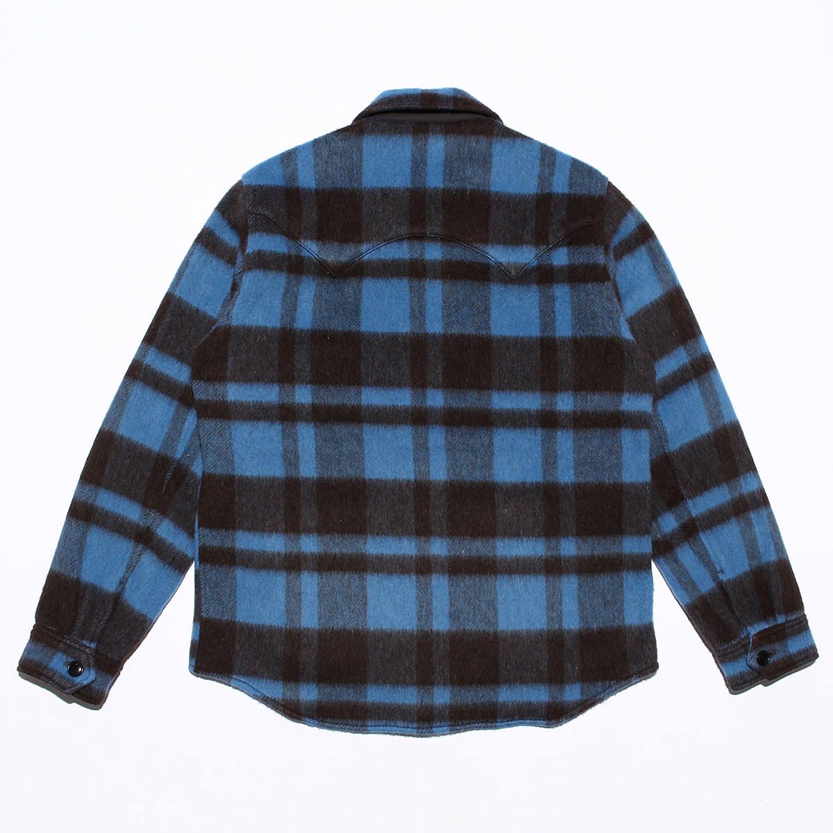 PLAID FUR WORK SHIRTS-TYPE JACKET / ブランケットチェック ワークシャツジャケット / TJK-F2016