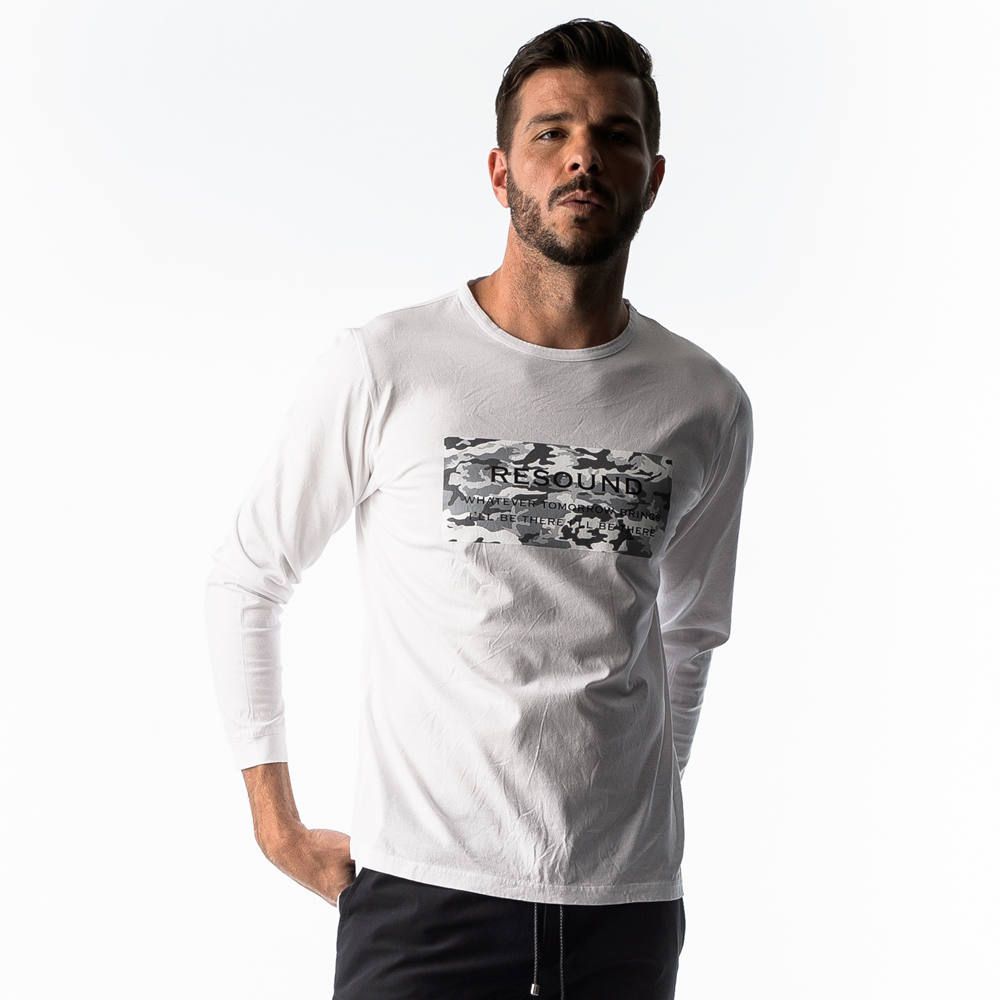 camouflage BOX ROGO LONG TEE / ボックスロゴ ロングスリーブTシャツ / RC17-T-002
