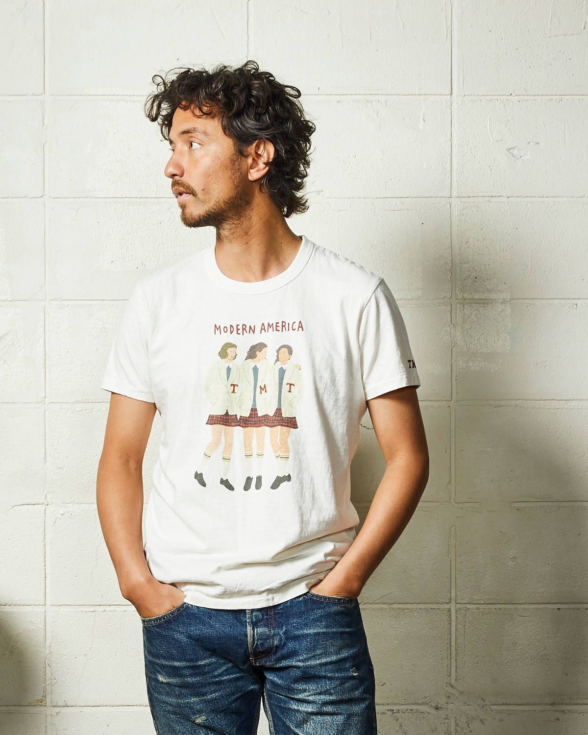 S/SL RAFI JERSEY TEE (IVY GIRLS) / プリント クルーネックTシャツ / TCS-F2006