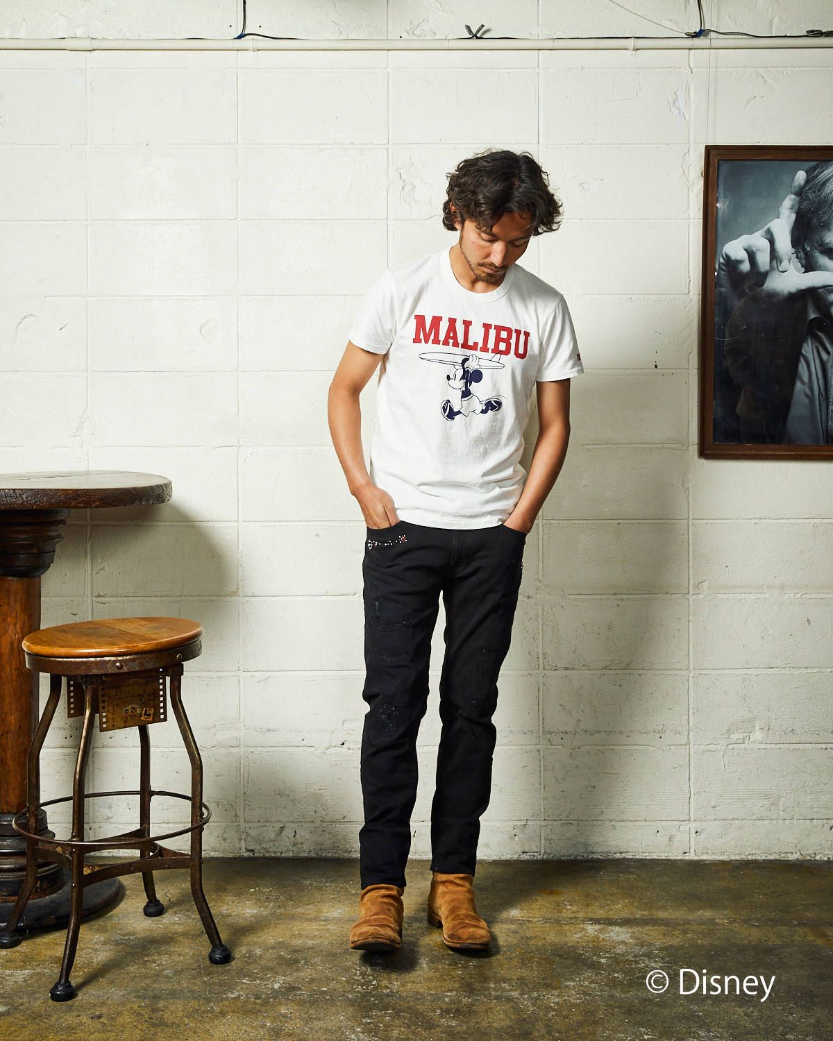 TMT S/SL RAFI JERSEY(MALIBU)/MICKEY / クルーネックTシャツ / TCS-S20MK05