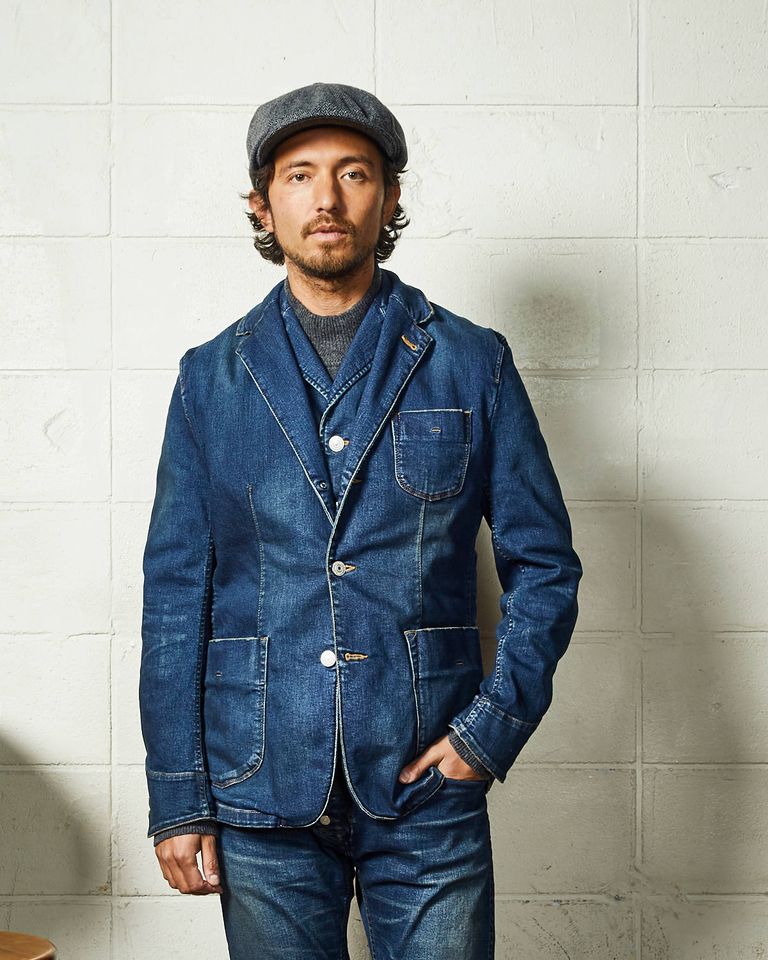 TMT - HYBRID-STRETCH DENIM TAILORED JACKET / ストレッチデニム テーラードジャケット / TJK