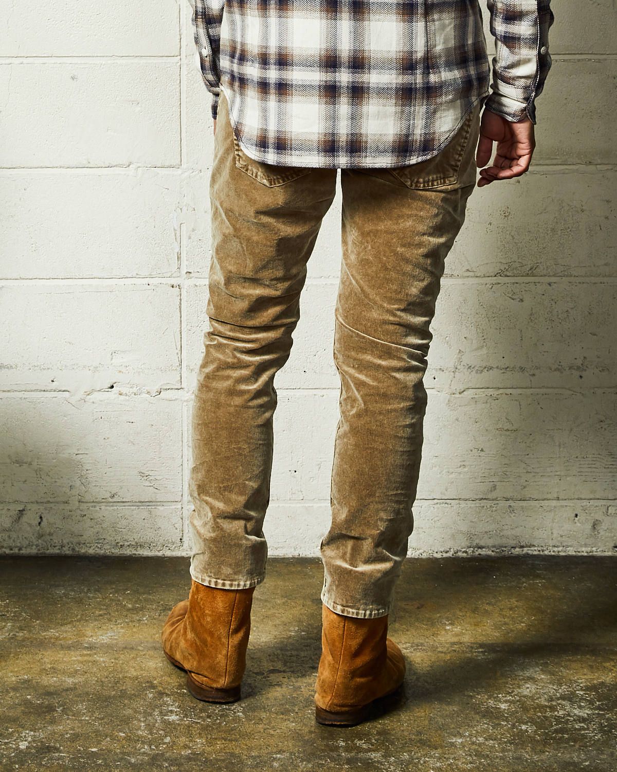STRETCH CORDUROY 5P CROPPED TAPERED (VINTAGE-dyed) / コーデュロイパンツ / TPT-F2007