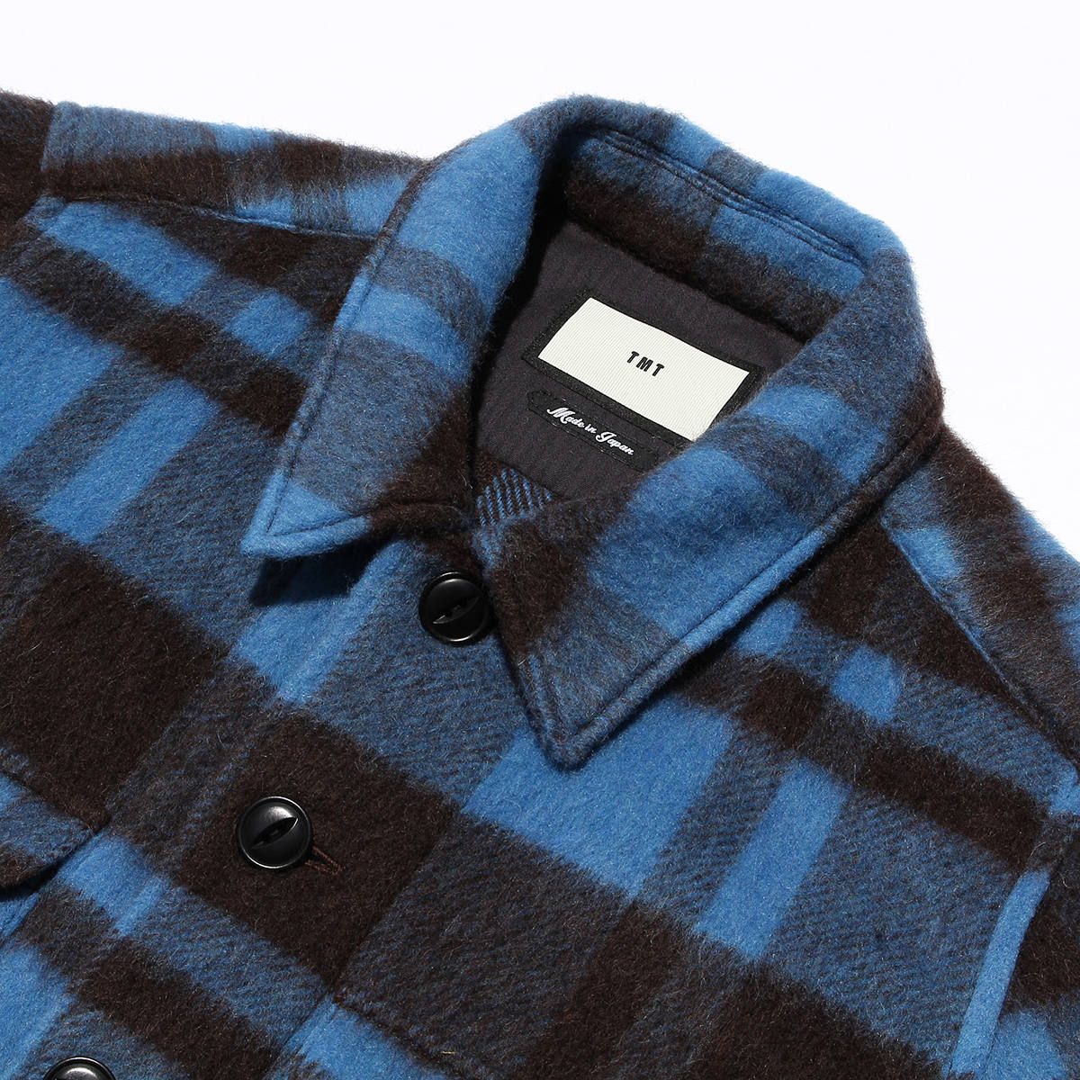 PLAID FUR WORK SHIRTS-TYPE JACKET / ブランケットチェック ワークシャツジャケット / TJK-F2016