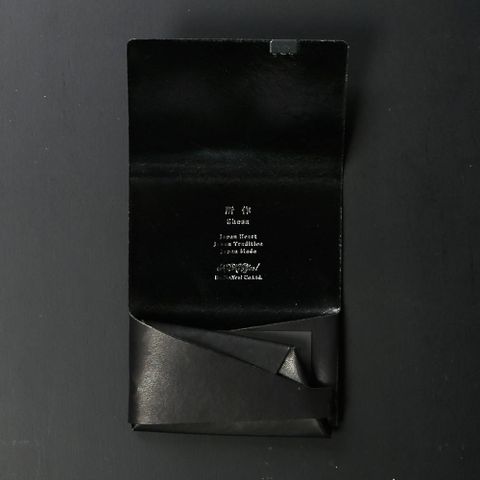 【限定所作】 コインケース | ボレロ 黒×黒箔 sho-co1b (Exclusivel)