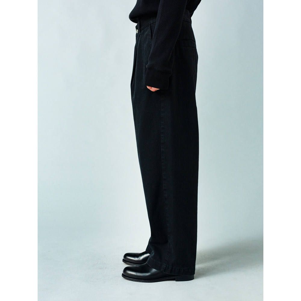 Wide Denim Slacks ワイドデニムスラックス NEONSIGN - 【残りわずか】Wide Denim Slacks(INDIGO RIGID