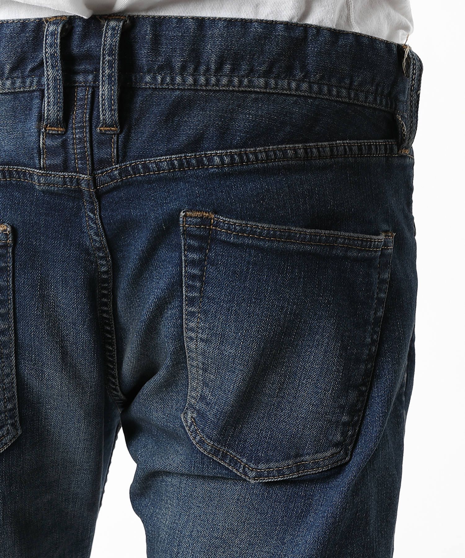 HYBRID-STRETCH DENIM 5P FRONT POINT CROPPED TAPERED / ストレッチデニム テーパードパンツ / TPT-F2003