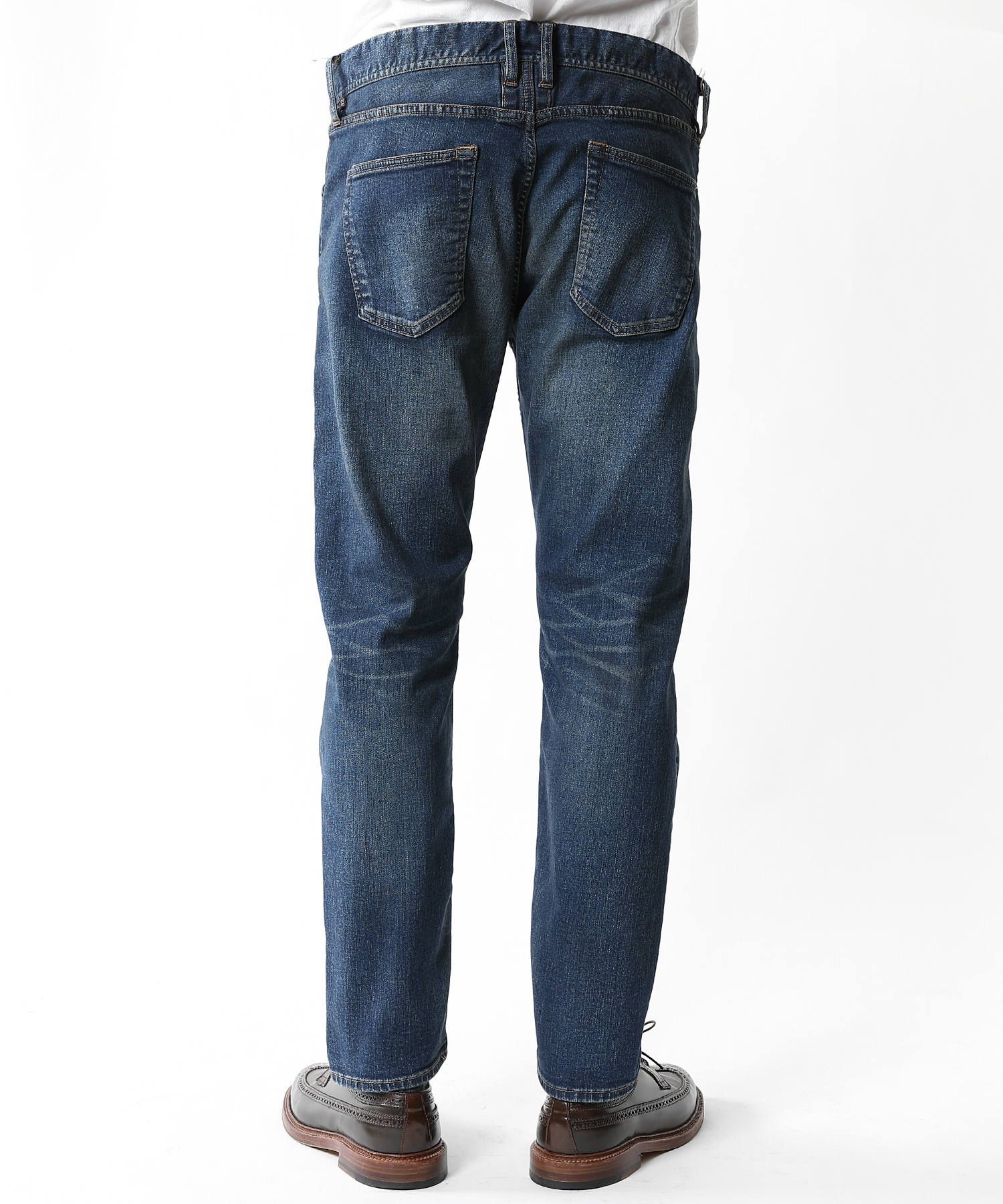 HYBRID-STRETCH DENIM 5P FRONT POINT CROPPED TAPERED / ストレッチデニム テーパードパンツ / TPT-F2003