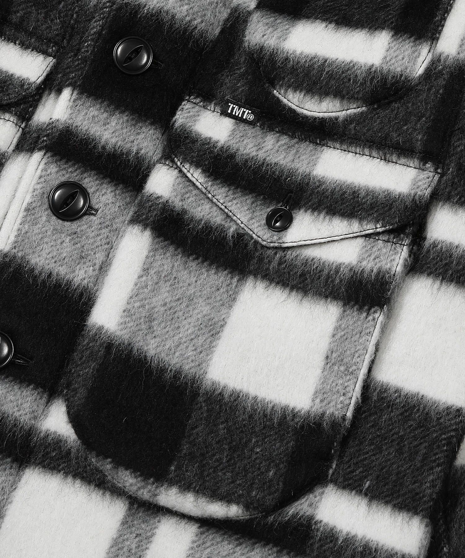 PLAID FUR WORK SHIRTS-TYPE JACKET / ブランケットチェック ワークシャツジャケット / TJK-F2016