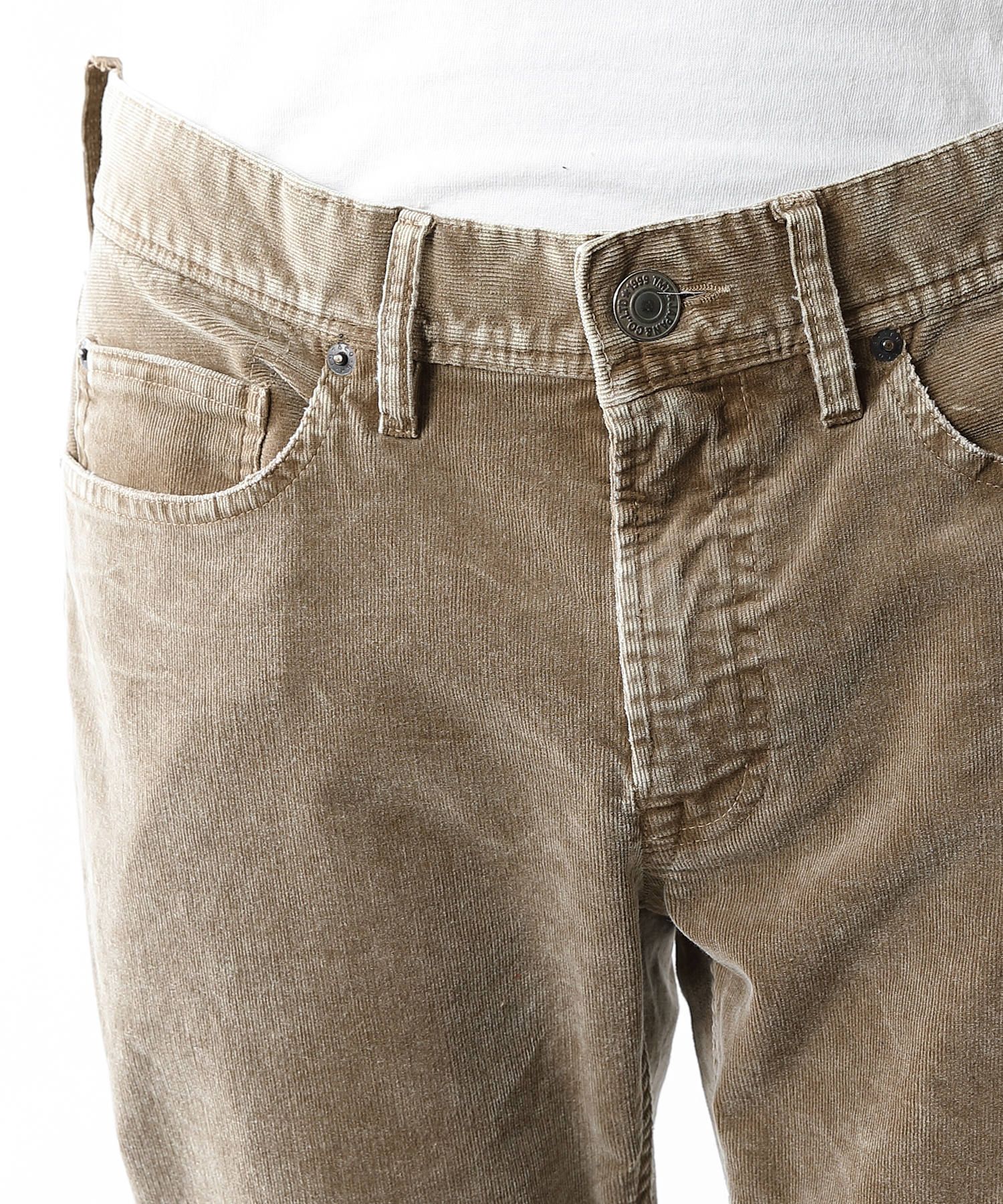 STRETCH CORDUROY 5P CROPPED TAPERED (VINTAGE-dyed) / コーデュロイパンツ / TPT-F2007