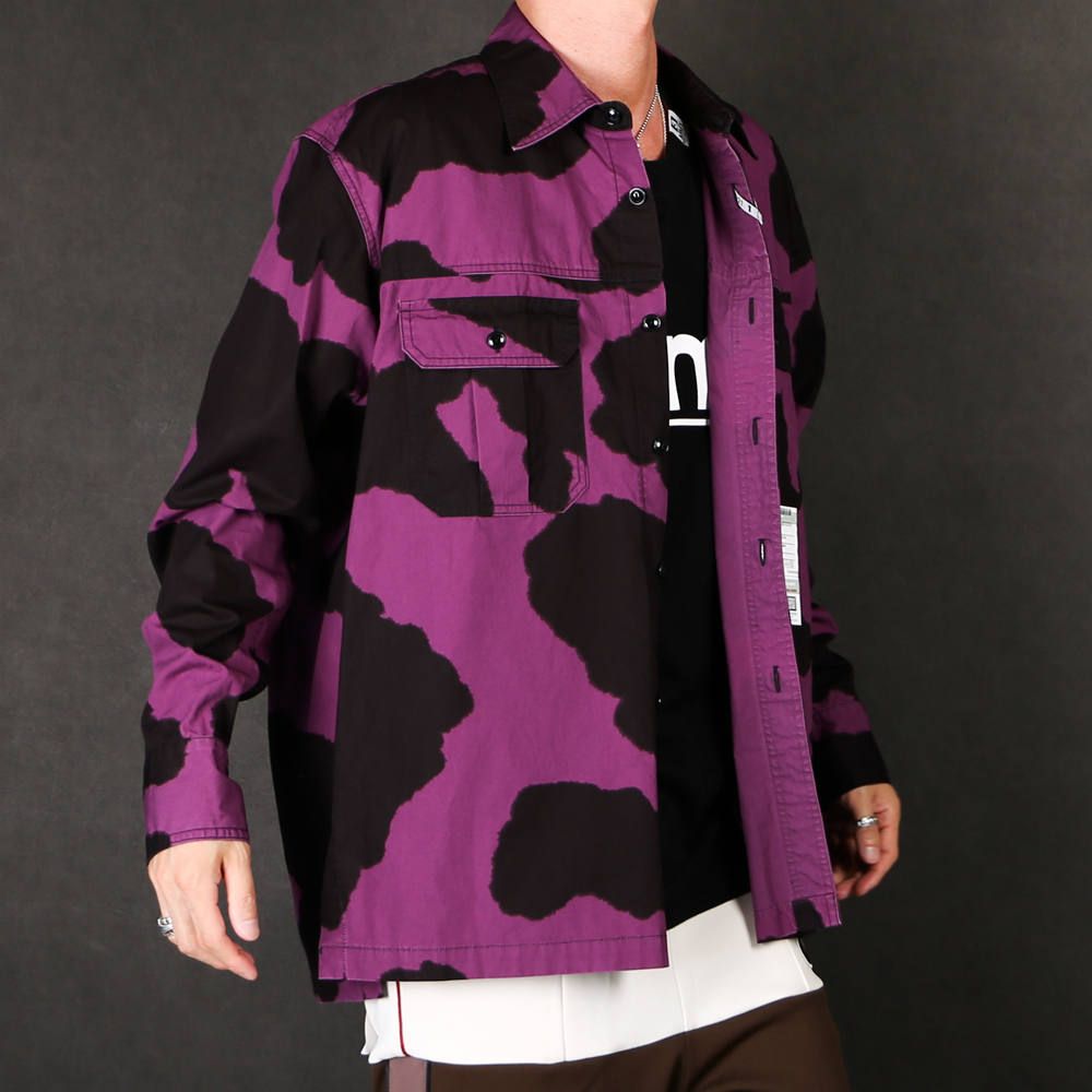 メゾンミハラヤスヒロ  Cow print purple セットアップ