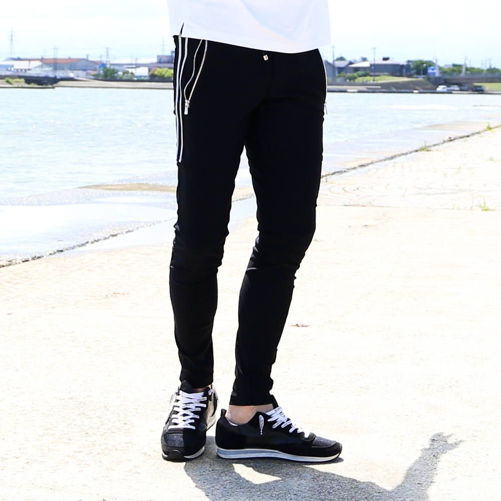 【RESOUND CLOTHING × chemical conbination】 Johnson LINE NYLON PT / ナイロンイージーパンツ / RC16-ST-009CC