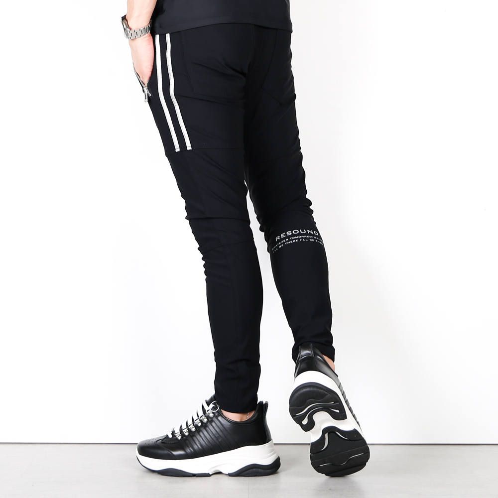 【RESOUND CLOTHING × chemical conbination】 Johnson LINE NYLON PT / ナイロンイージーパンツ / RC16-ST-009CC