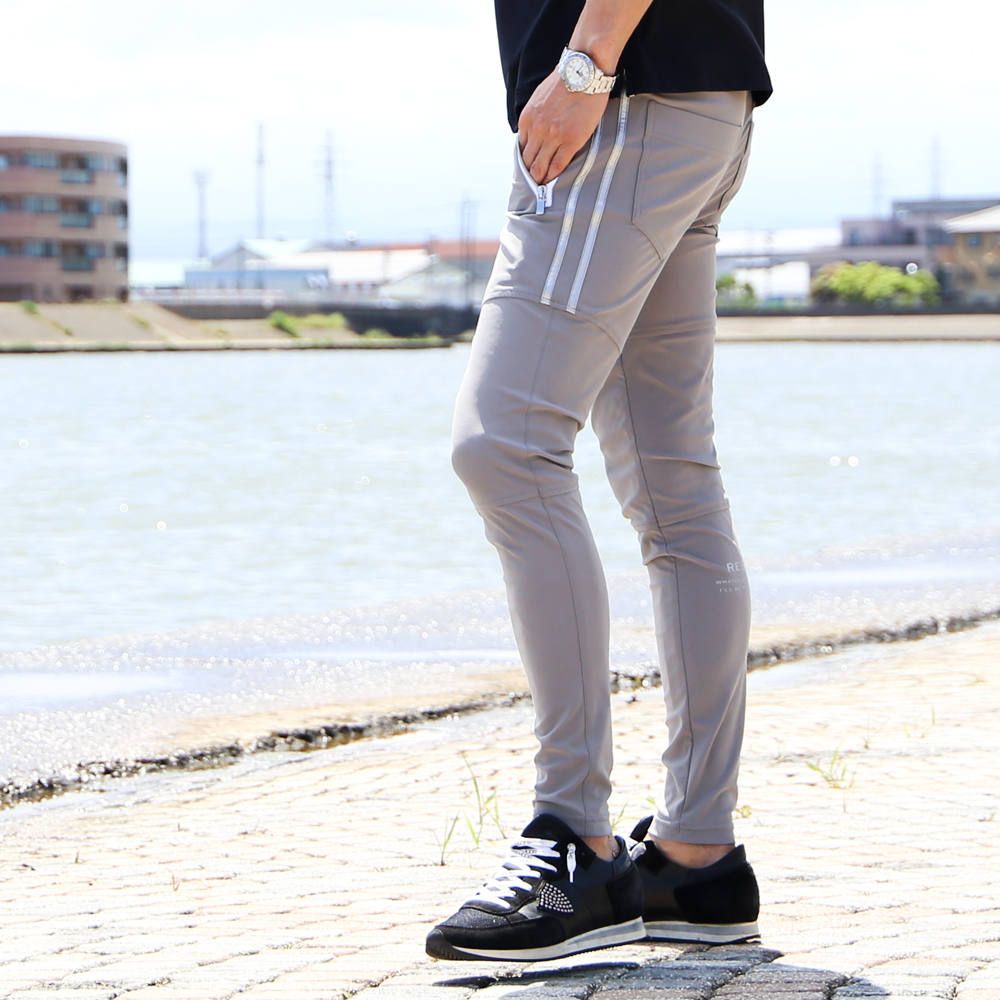 【RESOUND CLOTHING × chemical conbination】 Johnson LINE NYLON PT / ナイロンイージーパンツ / RC16-ST-009CC