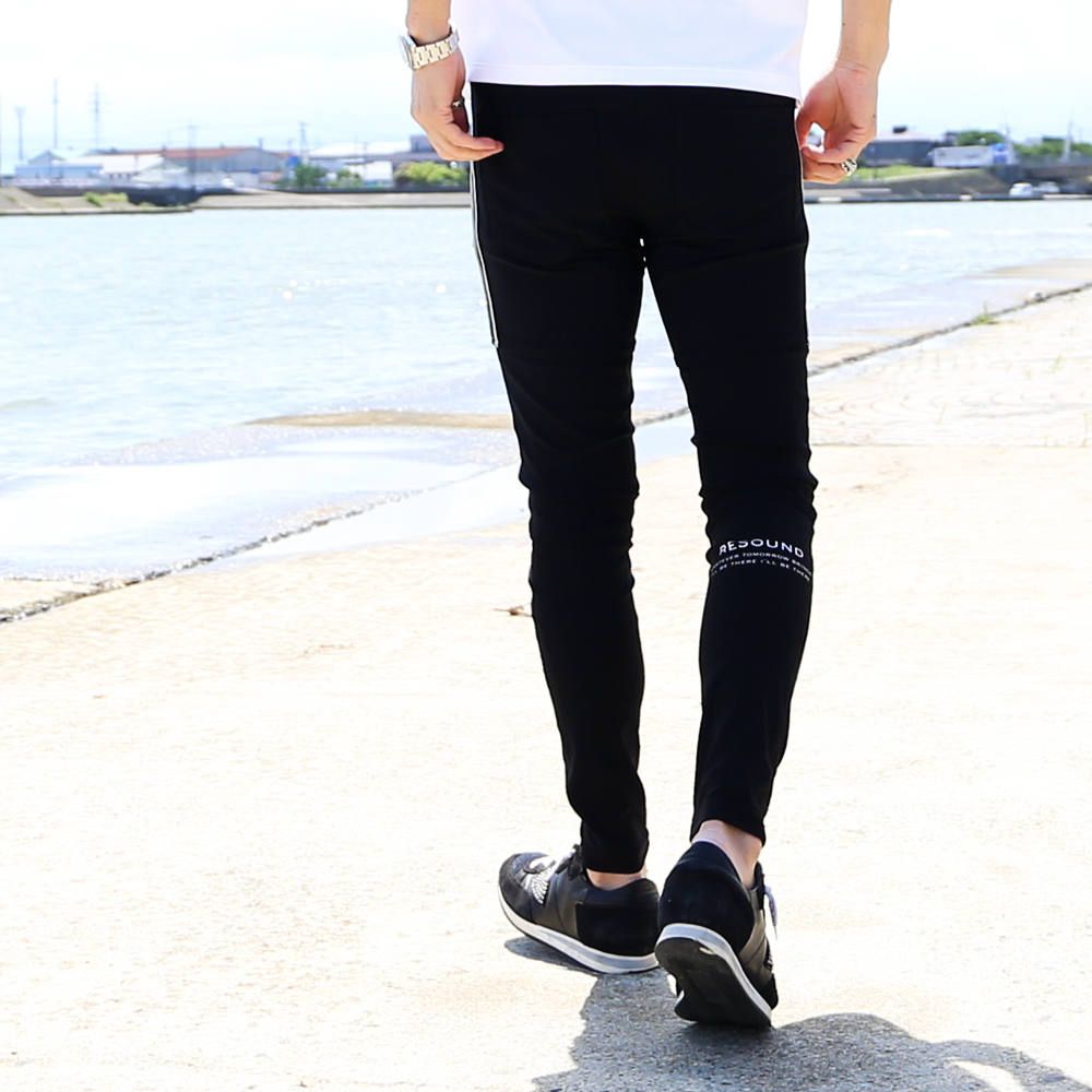 【RESOUND CLOTHING × chemical conbination】 Johnson LINE NYLON PT / ナイロンイージーパンツ / RC16-ST-009CC
