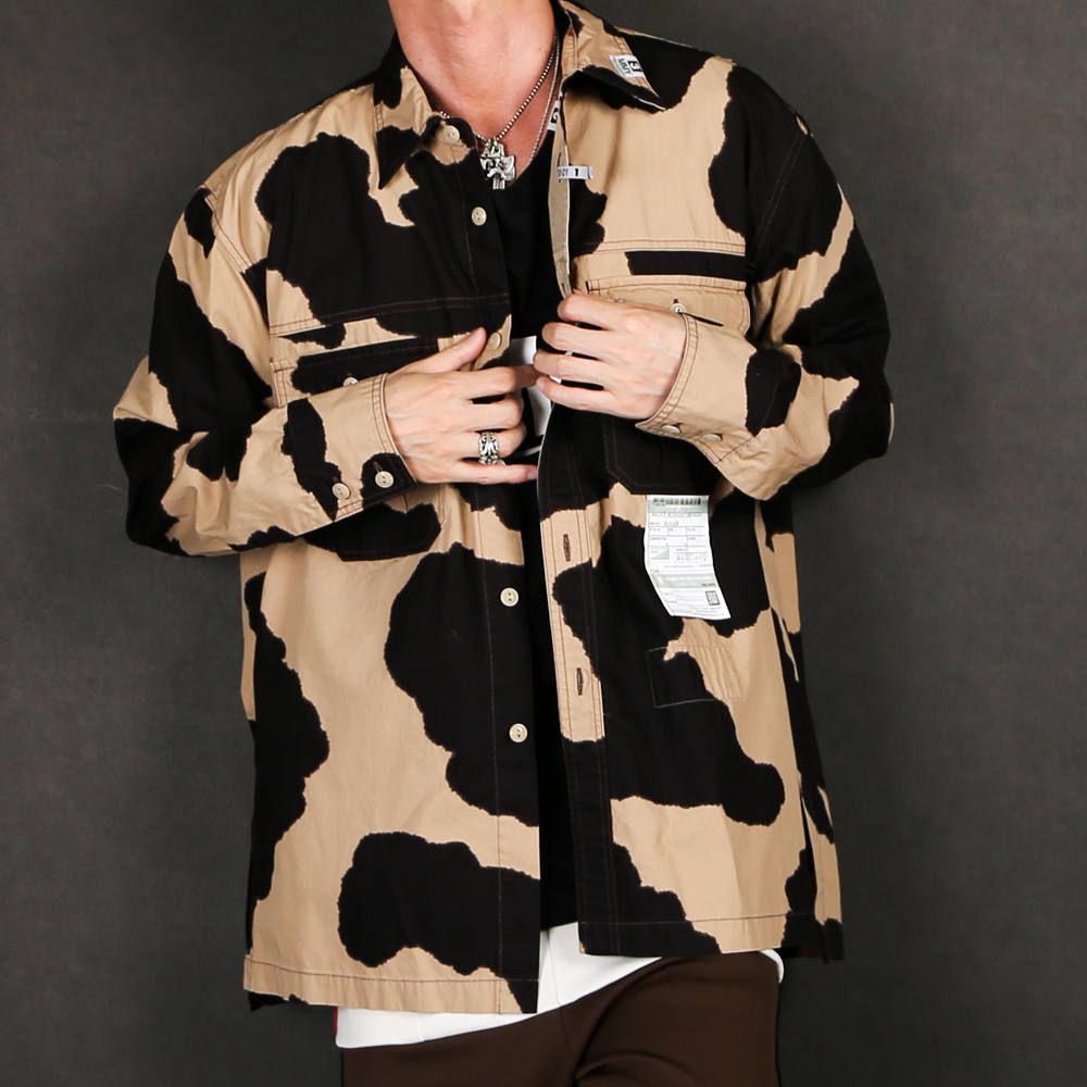 Cow print work SHIRTS / A05SH121