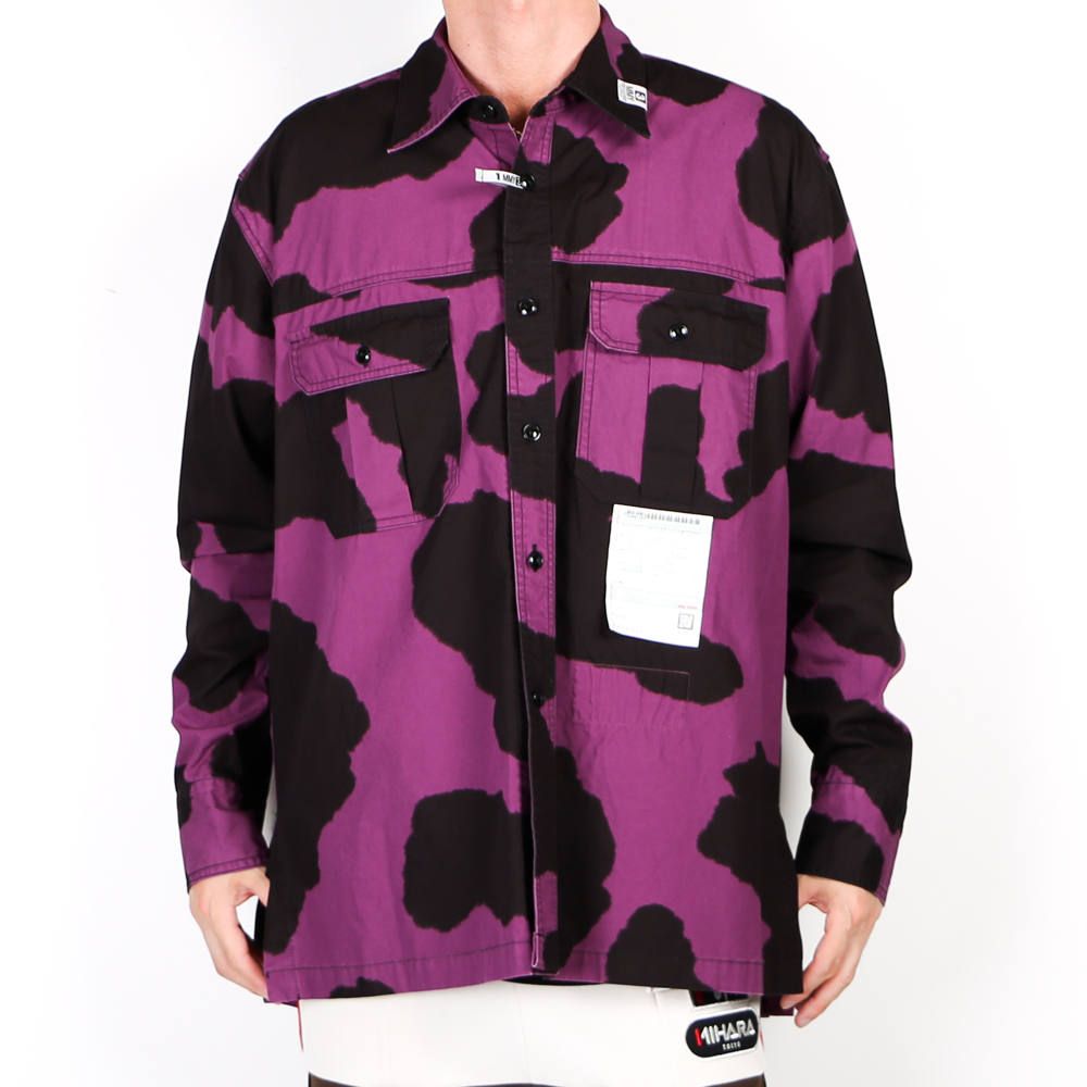 メゾンミハラヤスヒロ  Cow print purple セットアップ