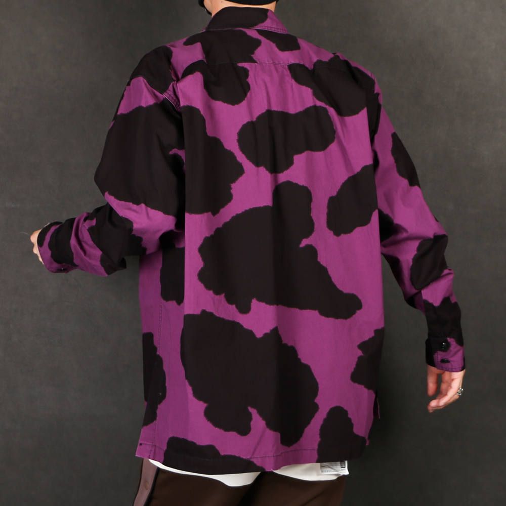 メゾンミハラヤスヒロ  Cow print purple セットアップ