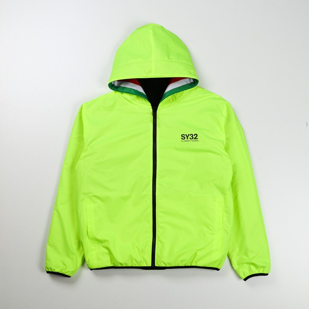 SY32 by SWEET YEARS - REVERSIBLE FLEECE ZIP HOODIE / リバーシブル