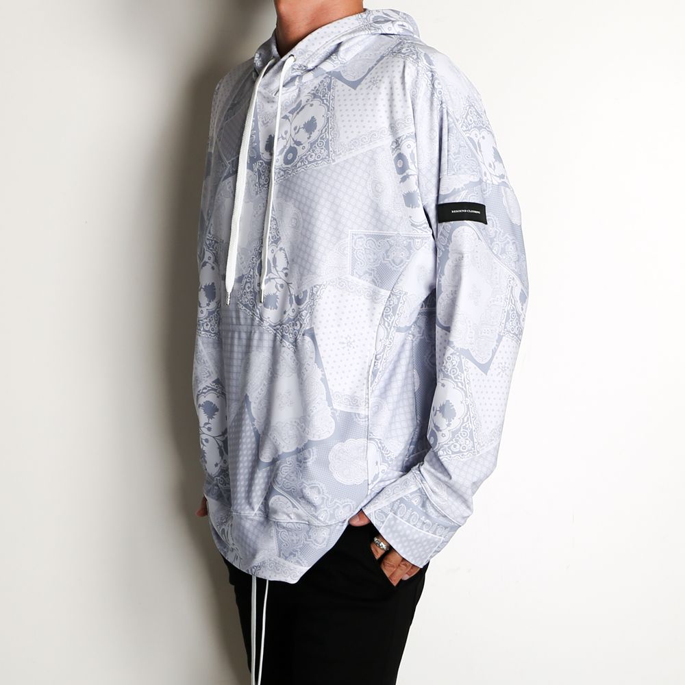 Paisley RUSH loose hoodie / ラッシュガード ルーズパーカー / RC24-C-001