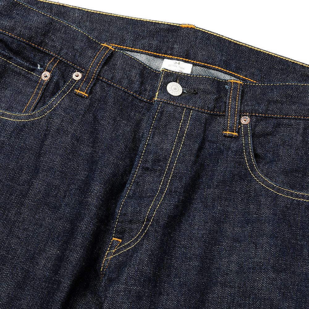 CALEE - VINTAGE REPRODUCT TAPERED DENIM PANTS ＜OW