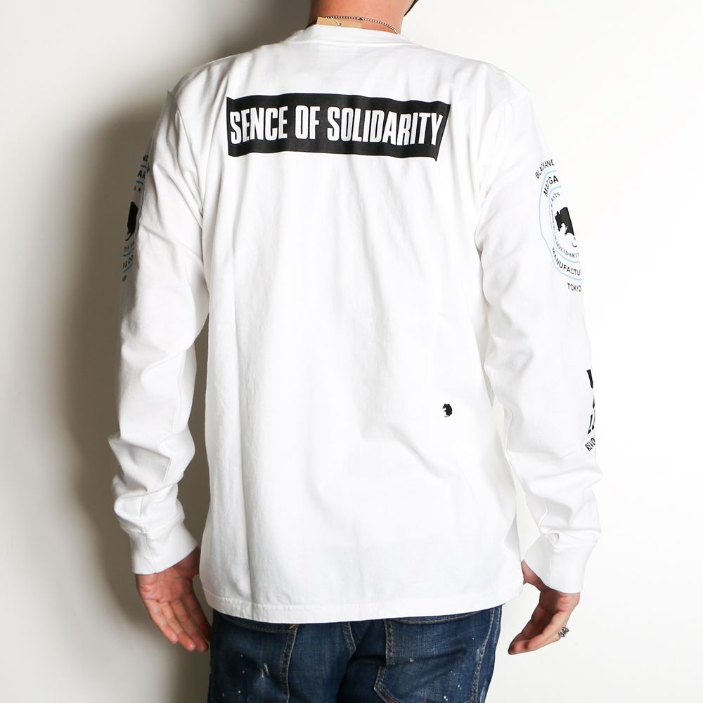 LOCAL-13 L/S / プリント ロングスリーブTシャツ / 21'RTC-0301-WB
