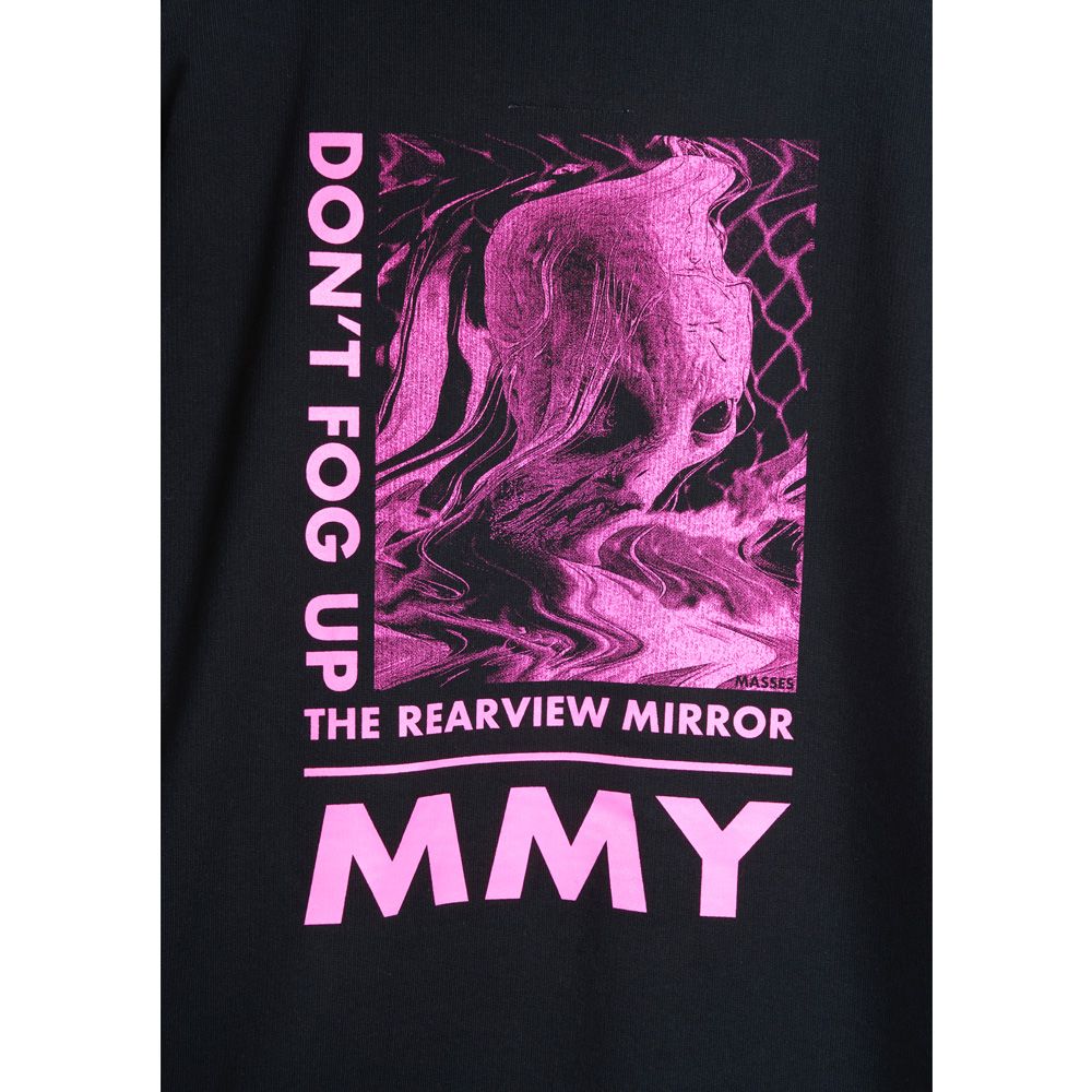 【ラスト1点-サイズ46】 MASSES × Maison MIHARA YASUHIRO / DON'T FOG UP PRINT HOODIE - BLACK / プルオーバー パーカー / C15HD043
