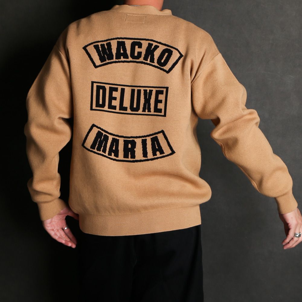 DELUXE - WACKO MARIA × DELUXE / CARDIGAN - BEIGE / 24SDWM3000 