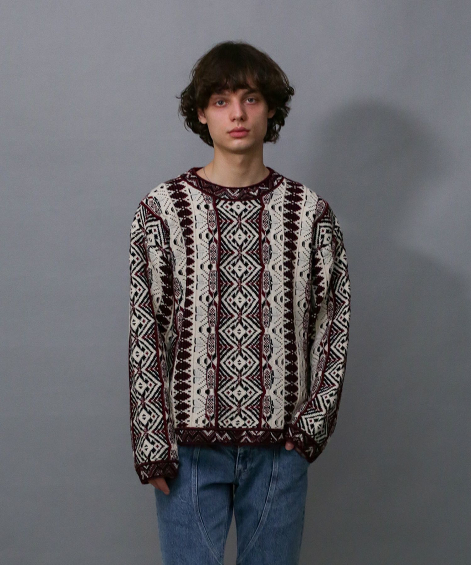 Iroquois - 7GG COOGI TUCK KNIT / プルオーバーニット / 279200