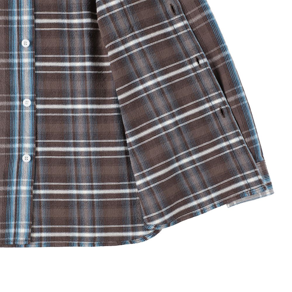 SD Flannel Check Shirt - Black / フランネルチェックシャツ / SHOLE300