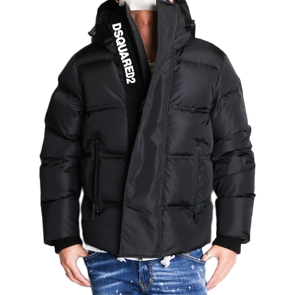 DSQUARED2(ディースクエアード)中綿ロゴ ブルゾンコート ジャケット
