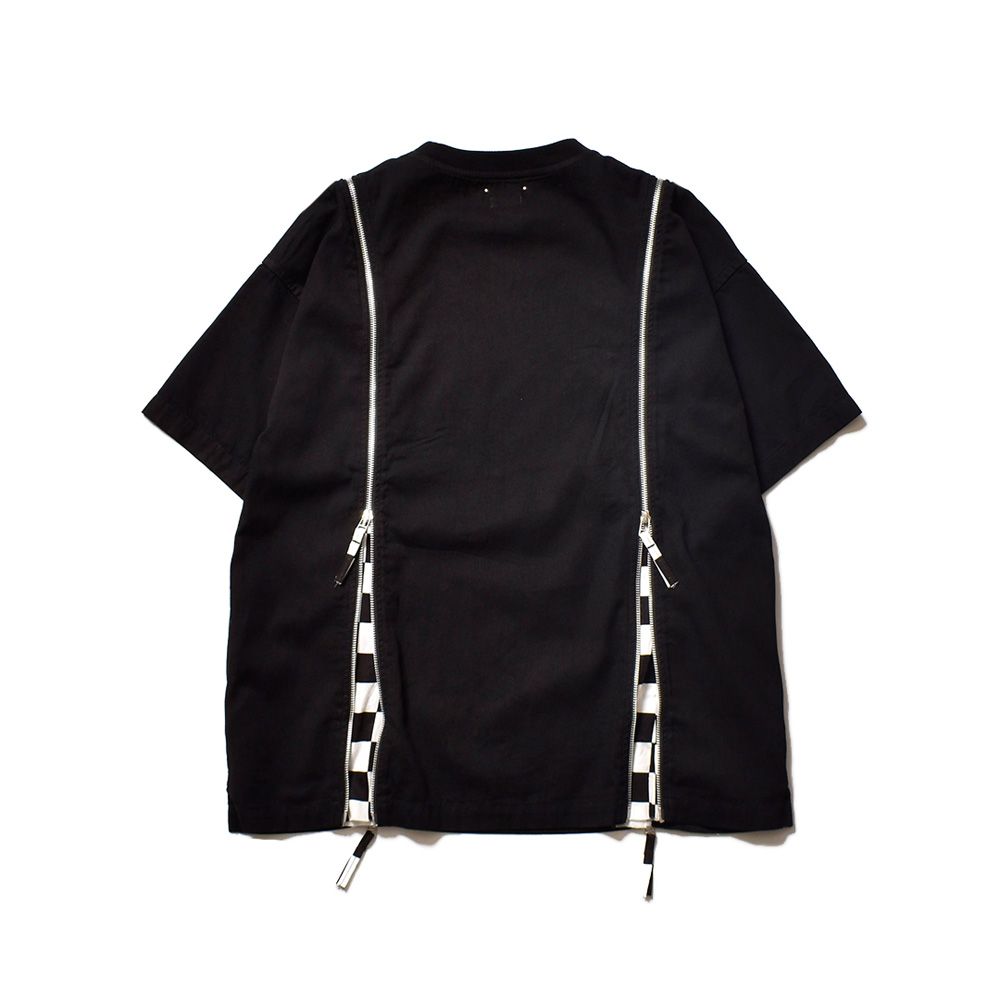OLD PARK×MINEDENIM / Zip Wide Denim T-SH / MND-23SSOP001-97