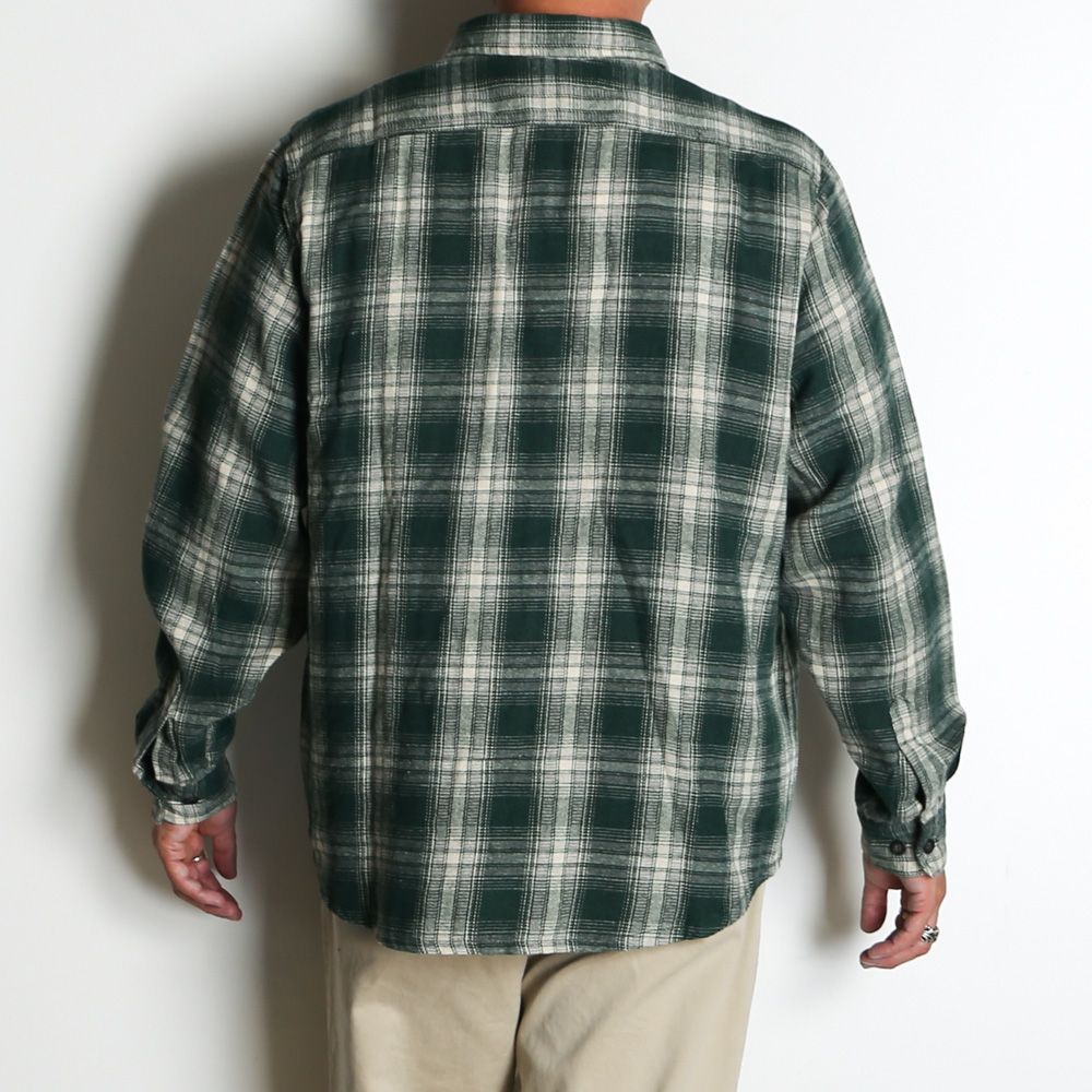 Flannel Shirt - Green / フランネルシャツ / GD0468