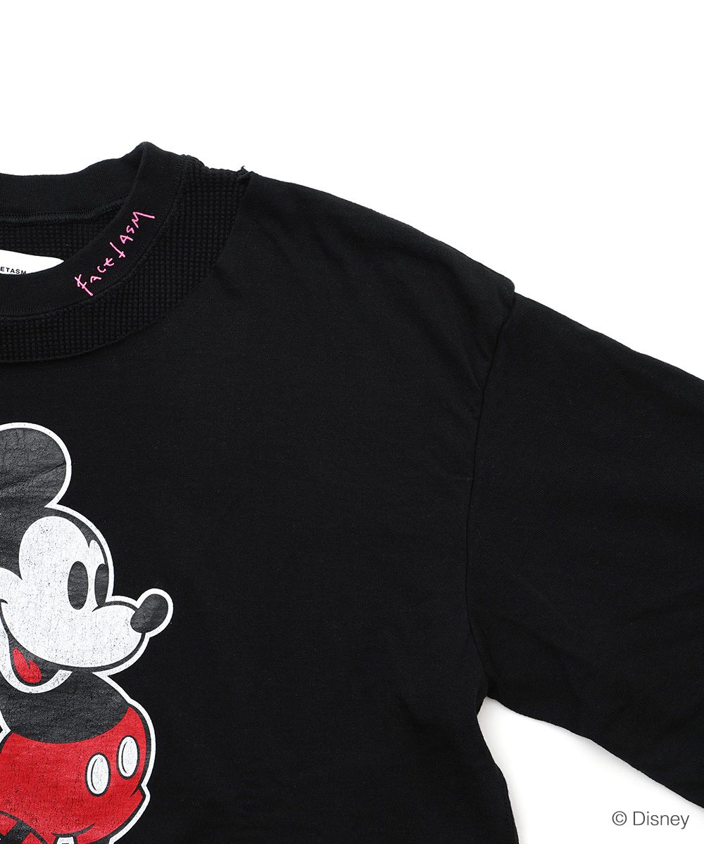 FACETASM - MICKEY LAYERD LONG SLEEVE TEE / Tシャツ / MIMI-TEE-U12